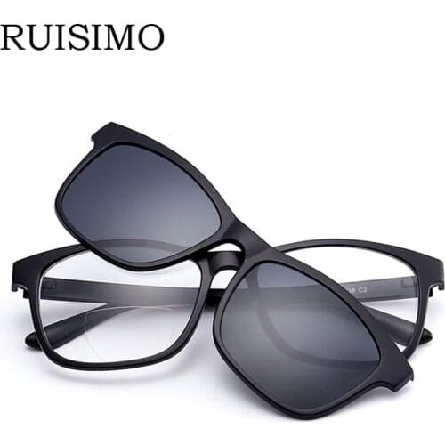 Reading glasses and 3 clip on glasses Double light Reading Glasses women men Male Reader Mens Presbyopia female +1.0 +1.5 +2.0