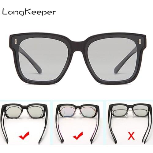 Polarized Fit Over Sunglasses for Prescription Glasses Fitover Men Vintage Photochromic Night Vision Driver Goggles Outdoor