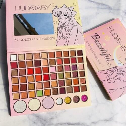 67/56 Colors Eyeshadow Palette High Gloss Repairing Blush One Palette Pearl Matte