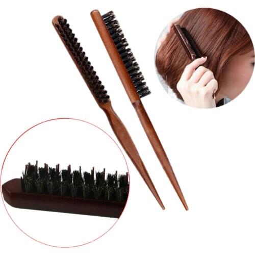 Professional Salon Teasing Back Hair Brushes Slim Line Comb Hairbrush Extension Hairdressing Styling Tools
