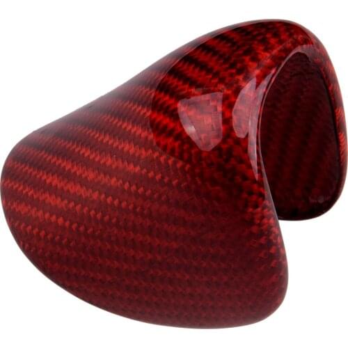Gear Shift Knob Shifter Head Cover Trim Bezel Red Carbon Fiber Fit For Lexus ES300h ES350 GS200t GS350 GS450h NX NX200t NX300h