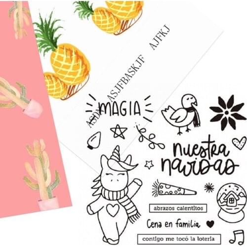 Silicone Transparent Clear Hedgehog Scrapbook Stamp Seal DIY Embossed Die For Paper Card Craft Making Fun Play Book Animal Decor