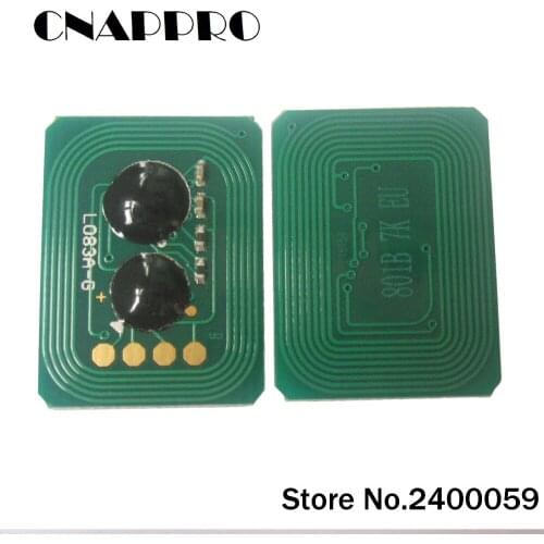 Compatible Okidta Oki C822 C 822 toner cartridge chip 44845616 44844615 44844614 44844613