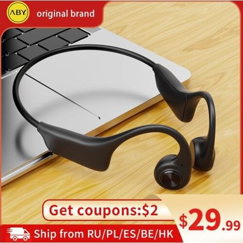 ABY H15 Bone Conduction Bluetooth For Sony xiaomi Earphone Sport IPX7 Waterproof Wireless Headphone with microphone 2021 New