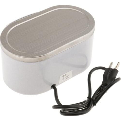 LCD Heated Ultrasonic Cleaner Machine For Denture Eyeglass Jewelry Watch 30W/50W 40KHz 600ml