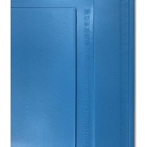 2018 Super durable blue high temperature resistant magnetic anti-static rubber mat for mobile phone computer repair