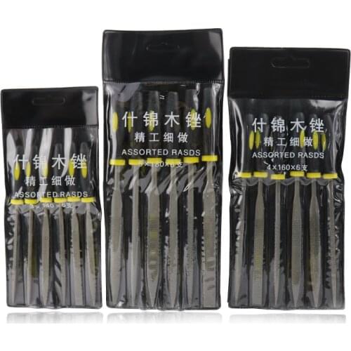 6PIE measured MINI assorted rasp wood file suit rose wood mahogany hardwood file requiredDIYfile