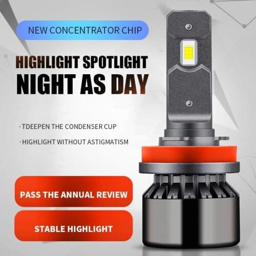 2x Car LED Headlight Canbus h1 h3 H11 9005 hb3 9006 hb4 h7 h4 9003 light For honda civic fit crv accord jazz odyssey Insight crz