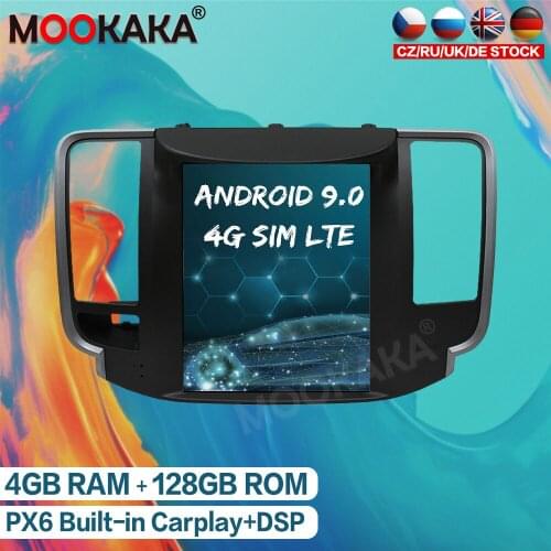 For NISSAN Teana 2008 - 2012 Android 9.0 Car Multimedia Player 4GB+128GB Tesla Style Radio Head Unit GPS Navigation Auto Stereo