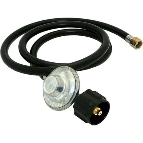 CSA Certified 2 meters Low Pressure Propane Regulator and Hose QCC1 Connection Kit for LP/LPG Gas Grill