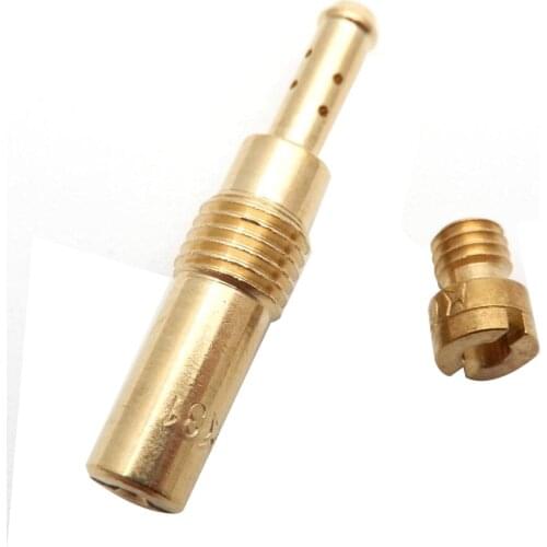 Motorcycle Idle Jet Pilot Jet Main Jet for Honda Steed 400 600 Shadow VLX 400 VLX600 Carburetor Repair Part Injector Nozzle