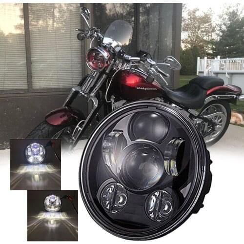 Chrome 5.75 inch LED Headlamp 5 3/4 inch LED headlamp For H arley Iron 883 Dyna Street Bob FXDB Sportsters