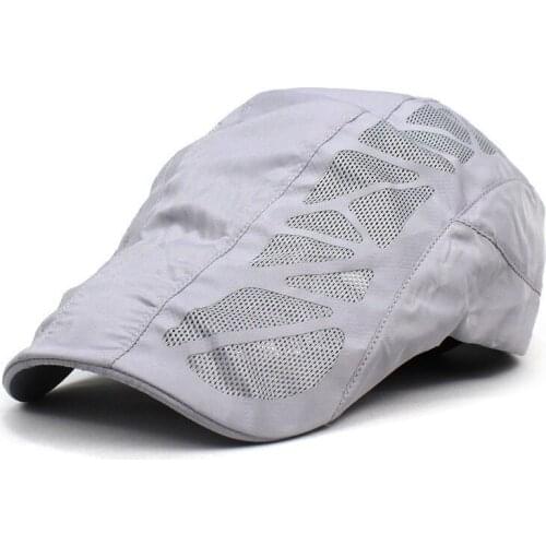 2021 Spring Summer solid cotton Newsboy Caps Men Flat Peaked Cap Women Painter Beret Hats 33