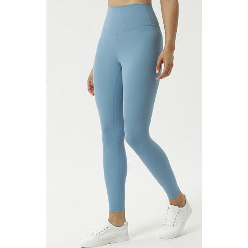 Leggings Sport Women Gym High Waist Yoga Pants Fitness Capris Squat Proof Tummy Control Elastic Quick Dry Running Workout Tights