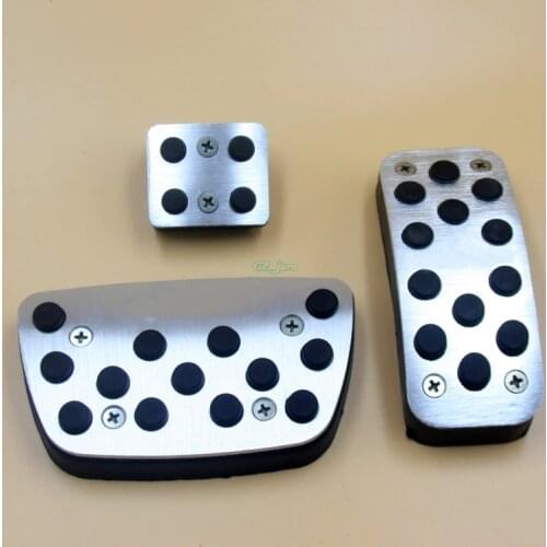 Car- stying Car Pedals Cap Foot Rest Cover Accelerator Brake Clutch Styling Plates Pad for Toyota Highlander 2008-2016