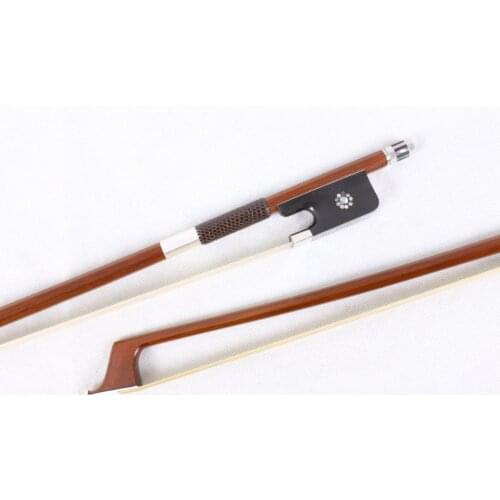 New 1pcs 4/4 cello Bow Straight ebony frog Pretty inlay High Quality AAAAA#C10