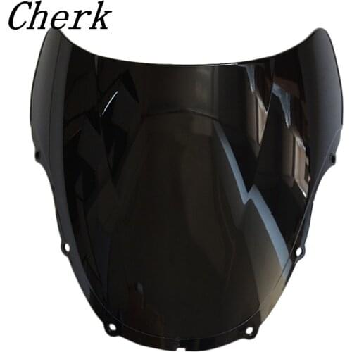 New Black Motorcycle Double Bubble Windshield Windscreen Fairing For Honda CBR600 CBR 600 F4 1999-2000