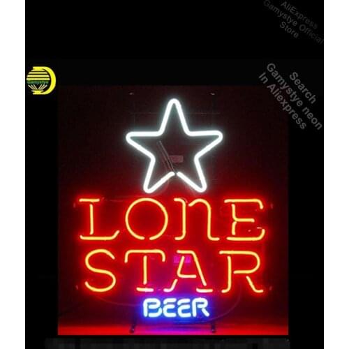 Lone Star Beer Neon Sign neon bulb Sign Neon light Sign glass vintage neon signs Neon Light Wall neon signs for home Light Sign