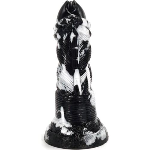 Huge Alien Fantasy Dildo Suction Cup Anal Butt Plug Flower Ass Massager Silicone Sex Toy For Women Men Masturbater