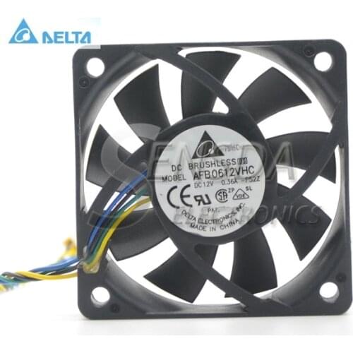 Original for delta AFB0612VHC 6CM 60MM 6013 6*6*1.3CM 60*60*13MM 12V 0.36A dual ball bearing cooling fan Specials
