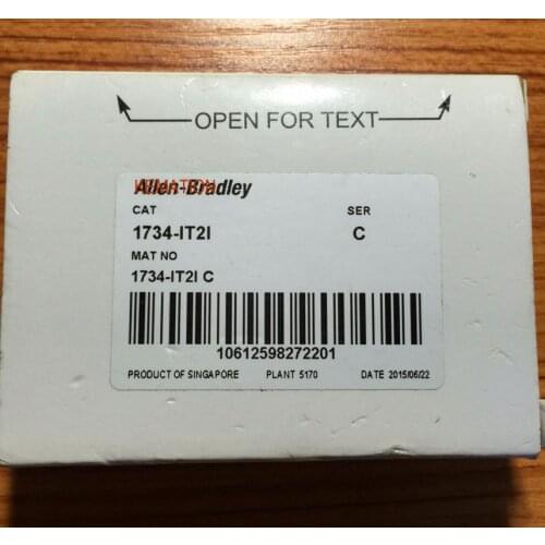 Original New 1734-IT2I AB PLC 2 Point Thermocouple Input Module 24V DC 1734IT2I 1734 IT2I