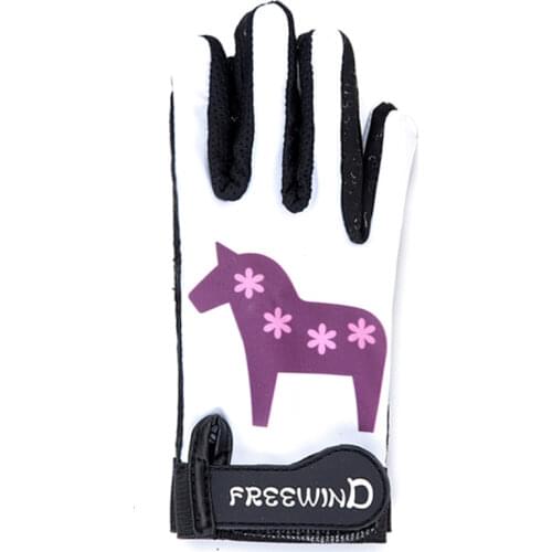 2-12 Years Old Children Ridind Gloves Silica Gel Non-slip Equestrian Gloves Ultrathin Equitation Cheval Horse Riding Equipment