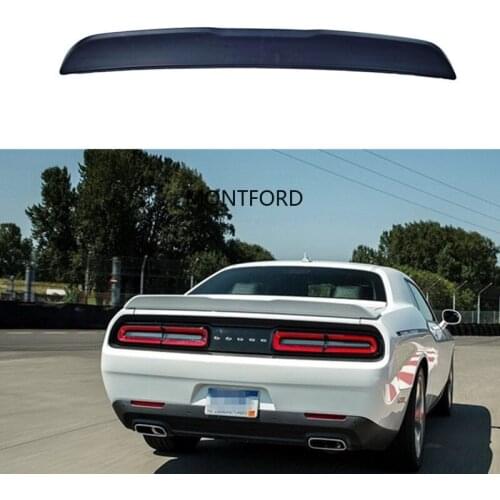 Fit For 2011+ Dodge Challenger R/T Scat Pack Flush Trunk Spoiler Wing No Camera Hole Matte Black Global Free Shipping Worldwide