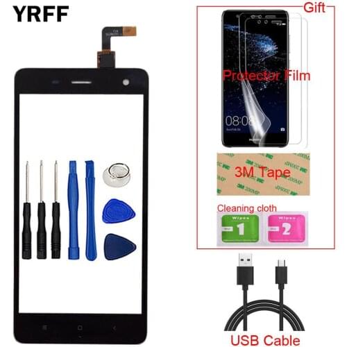 Mobile Touch Screen TouchScreen For Xiaomi Mi4 Mi 4 Touch Screen Digitizer Touchscreen Panel Sensor Glass Repair Tools Wipes