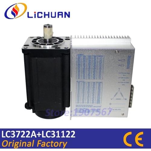 3 phase electric motor 20Nm LC31122 nema42 hybrid cnc step motor drive kit 220VAC LC3722A for spindle motor