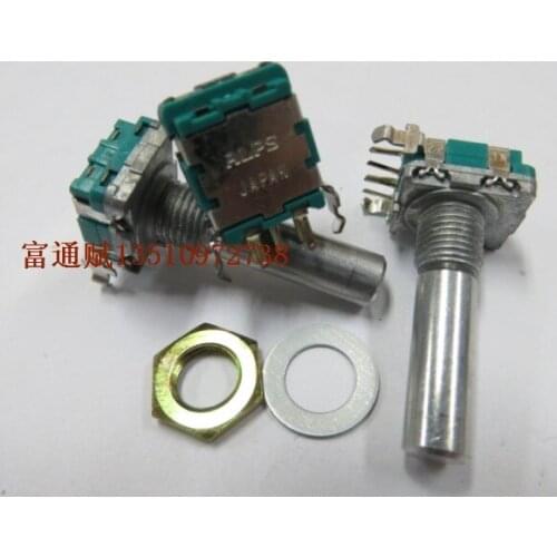 [VK]The Japanese ALPS side belt switch 30 points in 15 pulse Encoder 25MM round shaft encoder switch volume