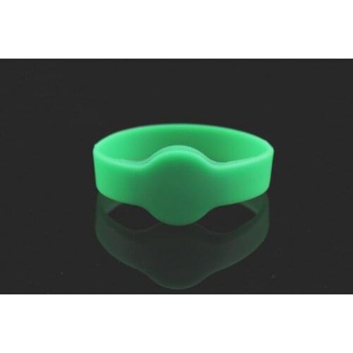 500pcs/lot 60mm no logo 125Khz TK4100/EM4100 chip RFID Wristband Waterproof Silicone Bracelet