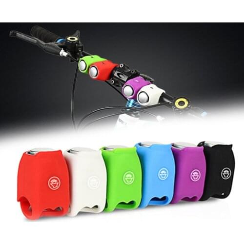 Chargeable Bicycle Bell Waterproof Cycling Bike Bells Electric Horn Mini Portable Silicone MTB Handlebar Bells Cycle Accessories