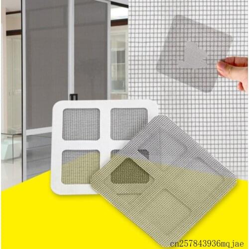 100Sets Mosquito Screen Net Repair Tape Anti-Insect Fly Door Window Patch Adhesive Stickers