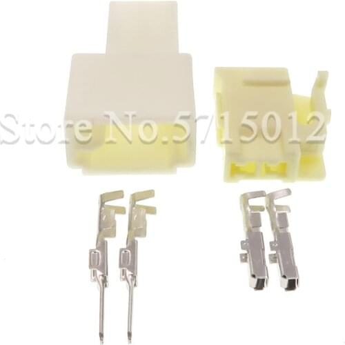 2 Hole 7283-1026 Female Male Auto Car Audio Speaker Wire Cable Sockets For Toyota