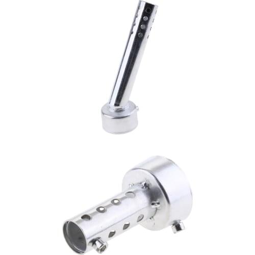 2x 48mm Adjustable Motorcycle Exhaust Can Muffler Baffle DB Killer Silencer