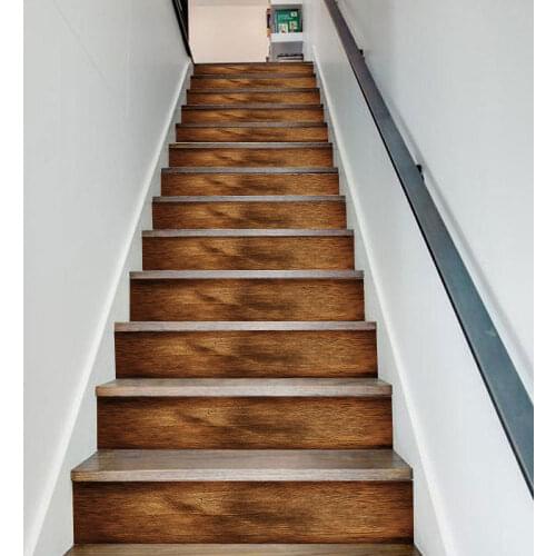 6Pcs Modern Pattern Tile Floor Stair Sticker Bathroom Kitchen Decor Waterproof Mural Decals Adhesive Autocollant Escalier