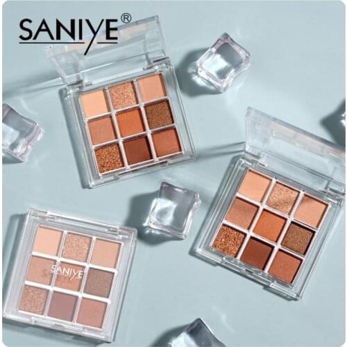 9 Color Pearlescent Matte Eyeshadow Palette Natural Makeup Eye Shadow Candy Color Is Suitable For Spring And Summer Gentle TSLM2