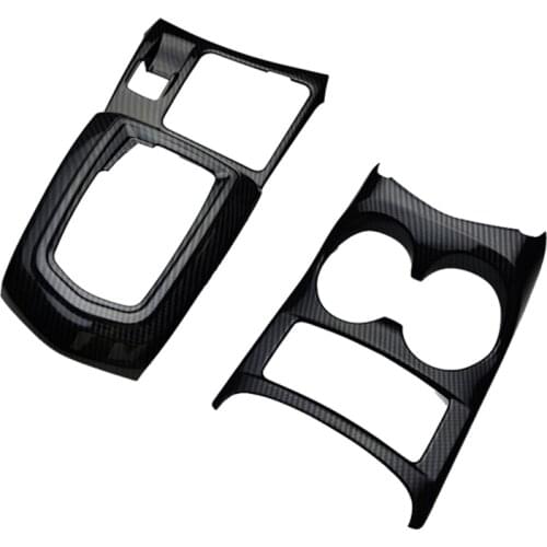 Car Center Console Gear Box Shift Panel Cover Water Cup Holder Trim Decoration for Nissan Qashqai J11 2016-2019