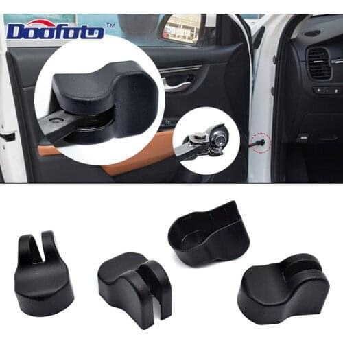 Doofoto 4x Car Door Limiting Stopper Cover For Kia Rio 3 Ceed Sorento Cerato 2011 - 2018 Car Accessories Lock Cover Styling