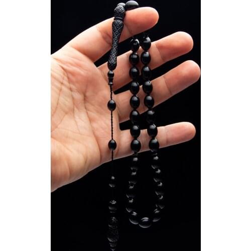 Islamic Tasbih Muslim Rosary Beads 33 Prayer Rosary For Men Bracelet For Men Accessory amber oltu amber stone Handmade Turkey