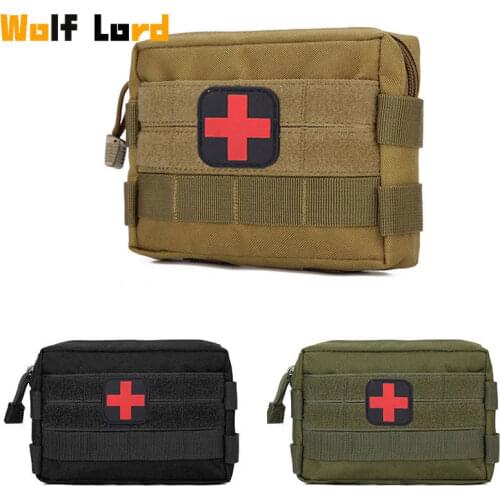 Tactical EDC Medical Pouch Outdoor Hunting Climbing First Aid Kit Molle Bag Military Army Emergency Survival Medical Bag Packs