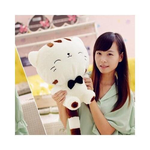 Cute cartoon bowtie cat doll about 40cm cat soft plush toy , birthday gift x106