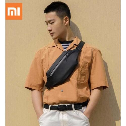 Xiaomi Mijia Multifunction Backpack Bag Waterproof Black Leisure Sports Chest Pack Bags Outdoor For Mens Women Travel Camping