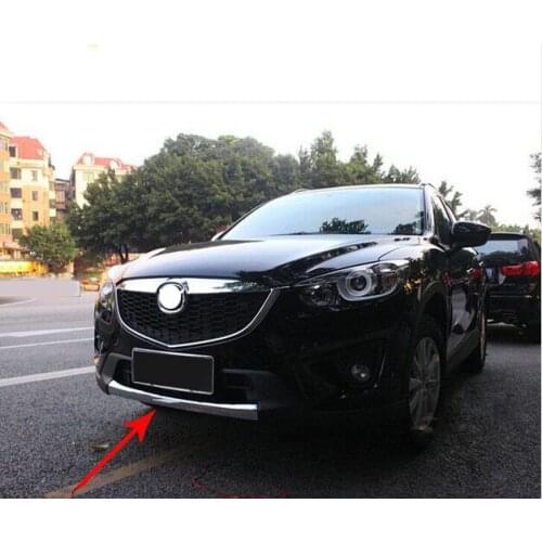 Car Front Bumper Trim moulding molding decoration Protector Diffuser Lid spoiler Wing For Mazda CX-5 CX5 2012 2013 2014 2015