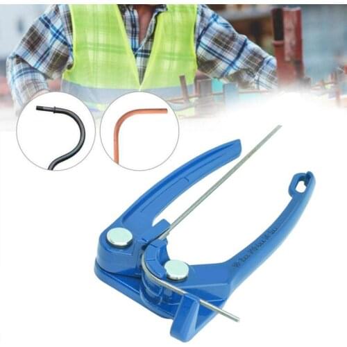 Portable Tubing Bender 1/8" 3/16" And 1/4" Elbow Oil Pipe Fuel Line Pipe Air Conditioning Refrigeration Pipe Bending Former Tool