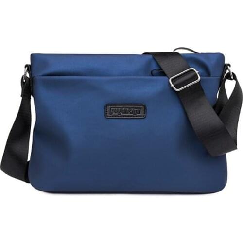 Men Casual Nylon Waterproof Crossbody Bag for School Durable Messenger Bags Light Shopping Travel Shoulder Bags