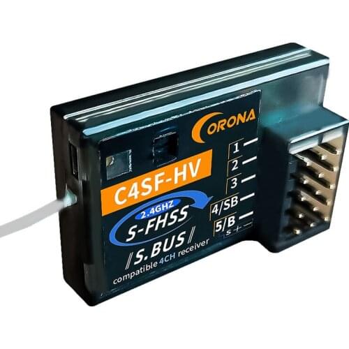 C4SF 2.4G HV S.BUS Receiver Compatible for FUTABA S-FHSS 3PV 3PK 4PKS