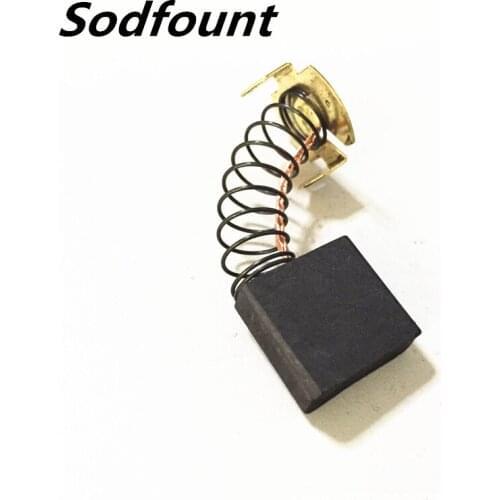 3pcs 6X16X18MM carbon brush for polishing machine, motor carbon brush, spring electric brush, rhinestone carbon brush