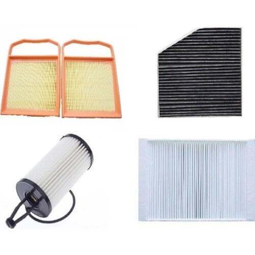 Air Filter+cabin Filter+oil Filter 5pcs for Mercedes C-class W205 A205 C205 S205 2014-2019 C43amg C400 C450 Model Car Filter Set