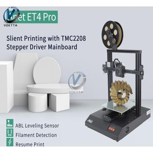High Precision Anet ET4 Pro 3D Printer TMC2208 Support Resume Power Failure Printing 220*220*250mm Desktop 3d Printer DIY Kit